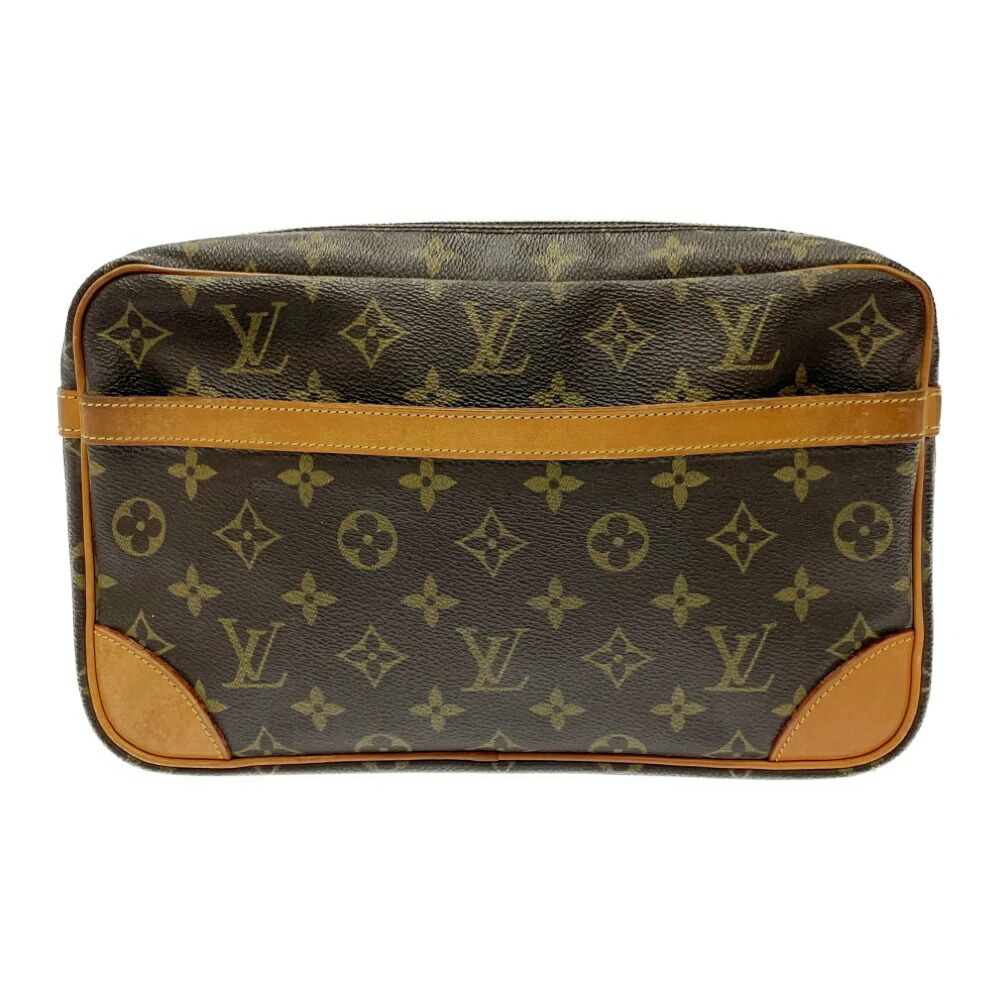 LOUIS VUITTON Monogram Compiegne Shoulder Bag Brown